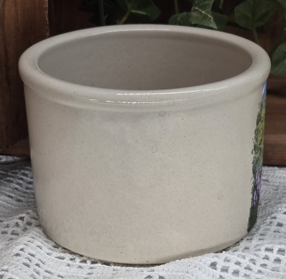 small crock (25095) hand painted