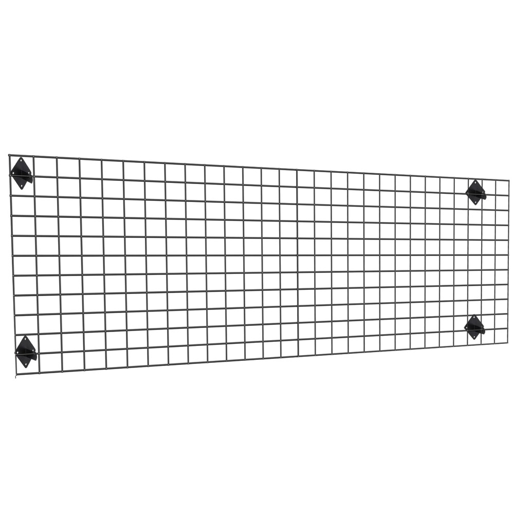 24 PCS Gridwall Mount Brackets Black Grid Wall Panel Mounting Hardware