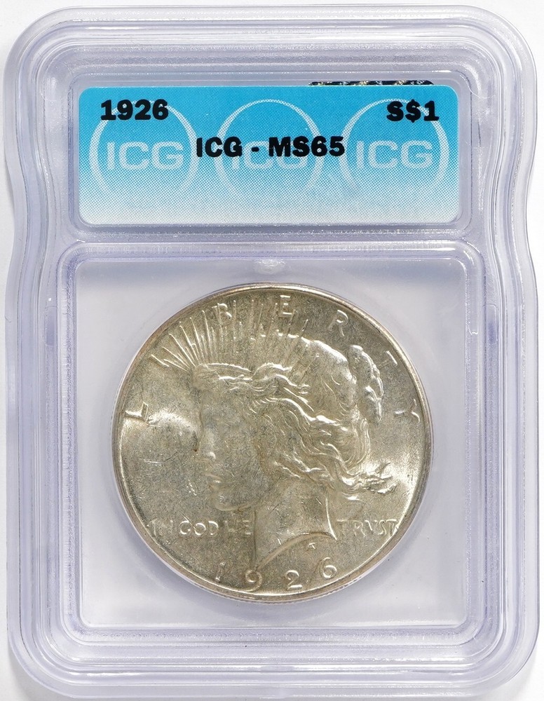1926 (P) Peace Dollar ICG MS-65