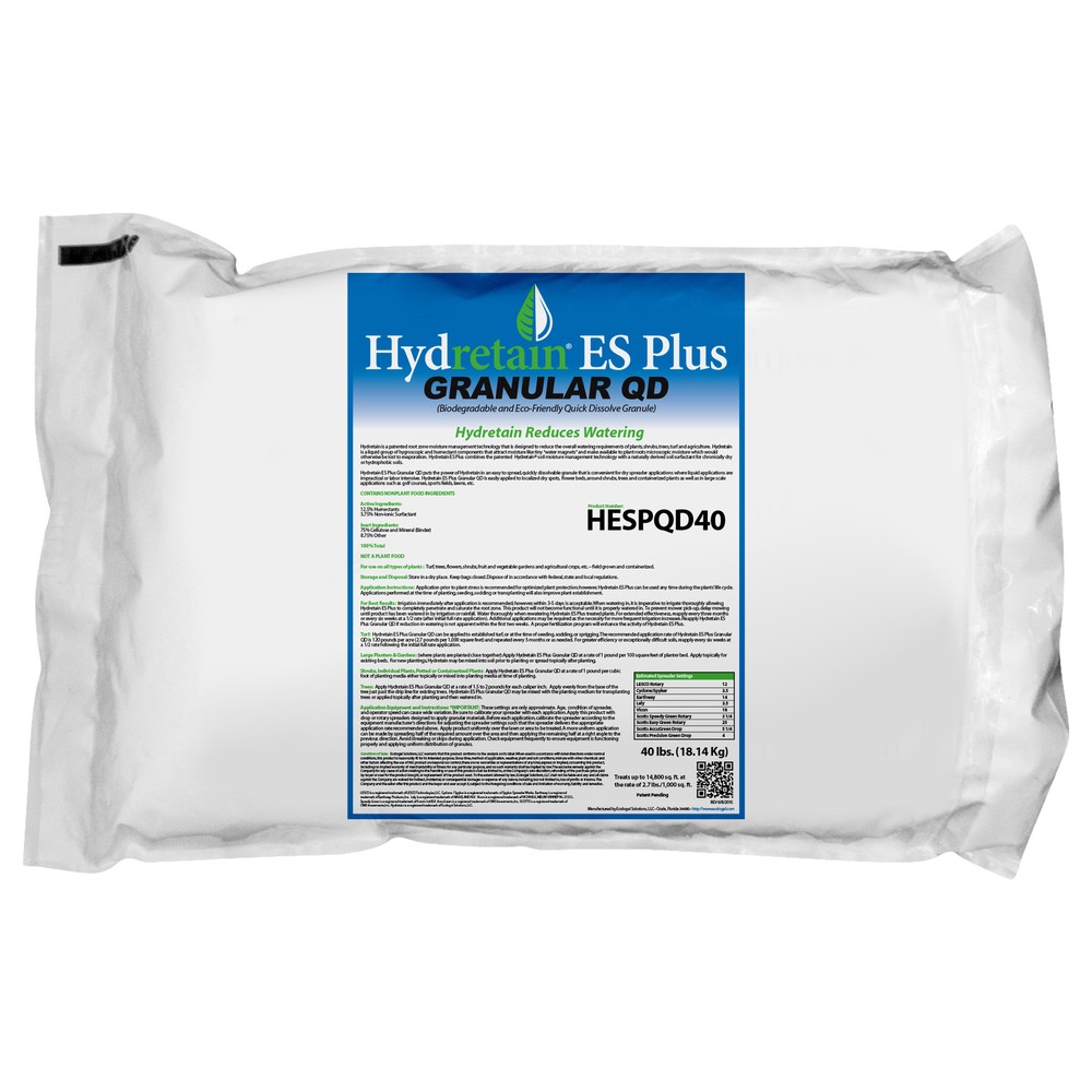 Ecologel Hydretain ES Plus Quick Dissolve Moisture Manager Granular, 40lbs