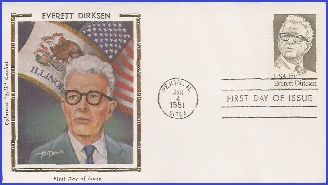 USA3 #1874 U/A COLORANO SILK FDC   Everett Dirksen