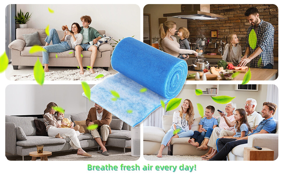 Air Vent Filter Electrostatic Roll,Fit All Ceiling RV air conditioning filter