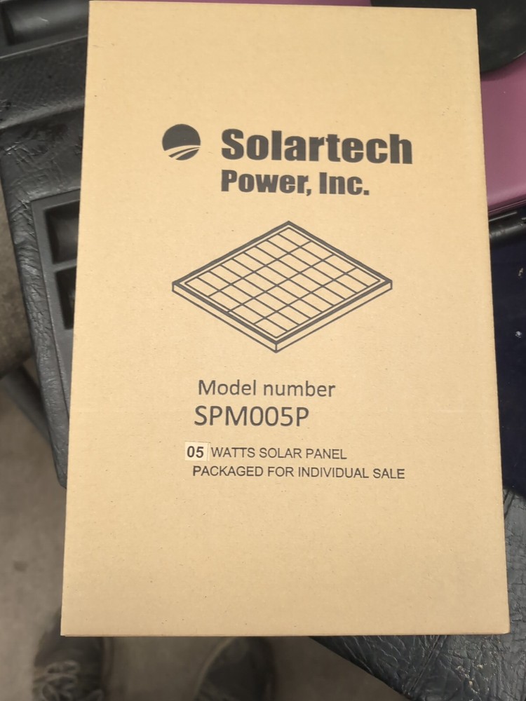 Solartech Power Spm005p-A Solar Panel,5W,Polycrystalline