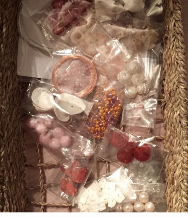 summer by the sea basket bead making kit BD012
