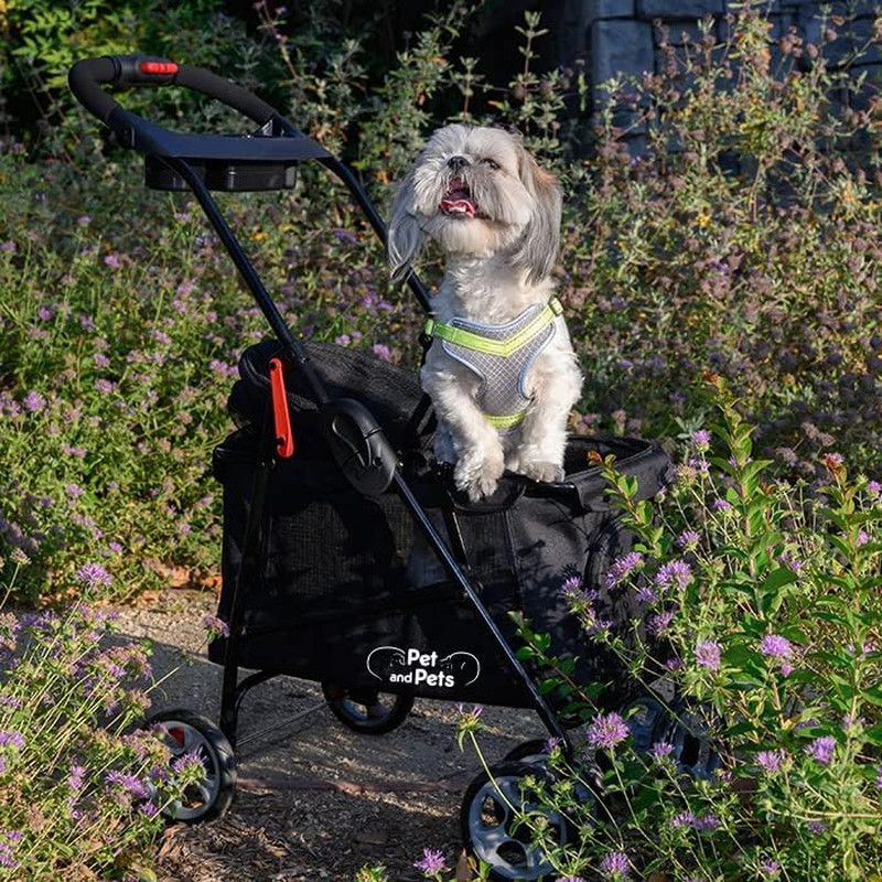 PETIQUE Simplicity Pet Stroller, Black