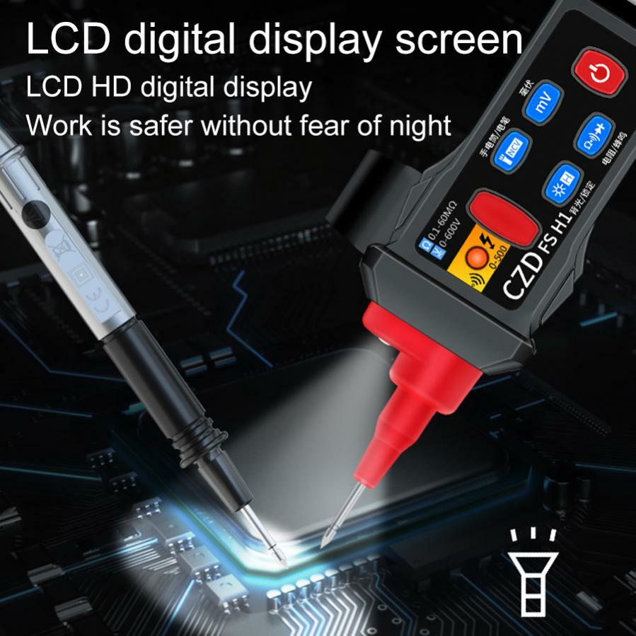 Mini Digital Multimeter Smart LCD Voltage Detector Tester DC AC Voltage Ohm