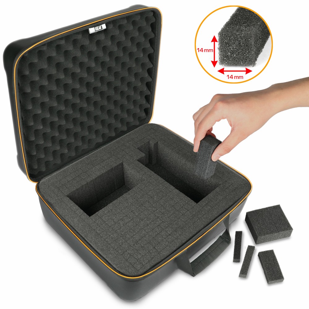 USA GEAR Case for VR Headset - Customizable Case Compatible with Oculus Quest