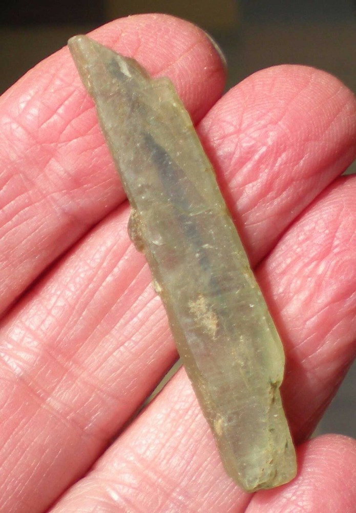 Green & Blue Kyanite Blade r662c