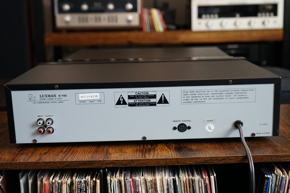 Luxman K-110 Stereo Cassette Deck - Excellent - Working