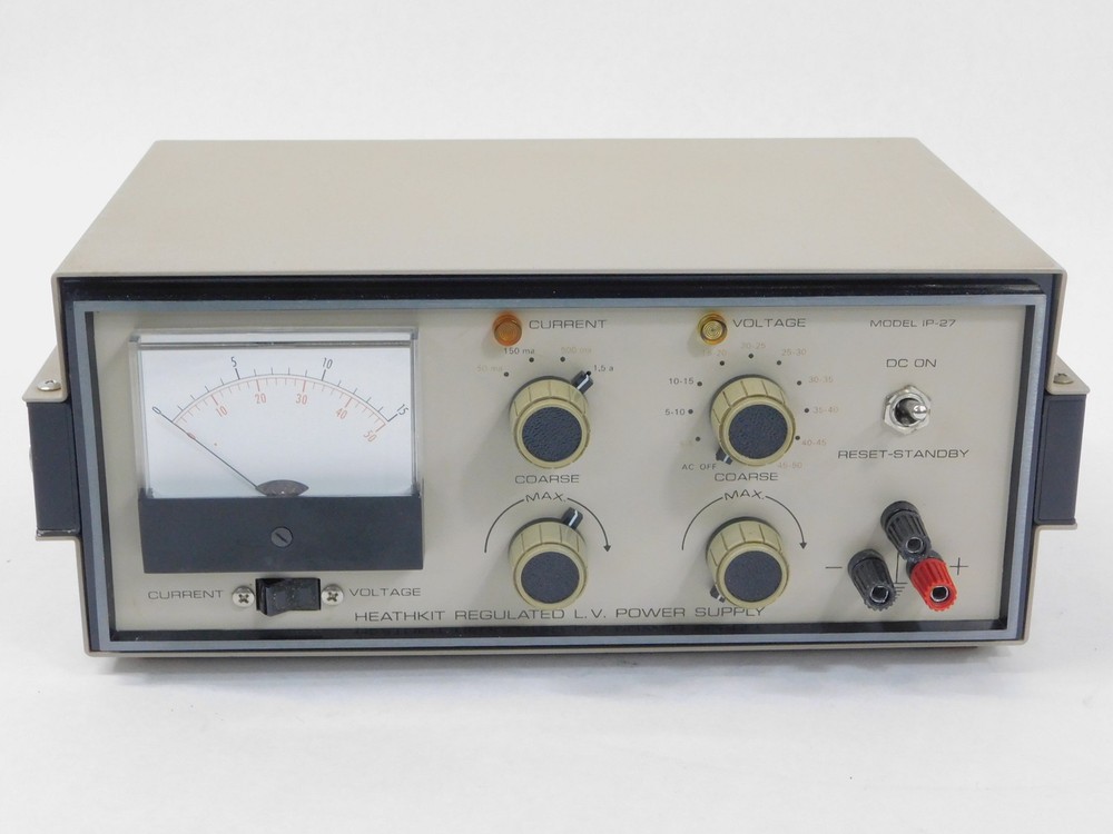 Heathkit IP-27 Vintage Adjustable Power Supply (nice cosmetics, needs work)
