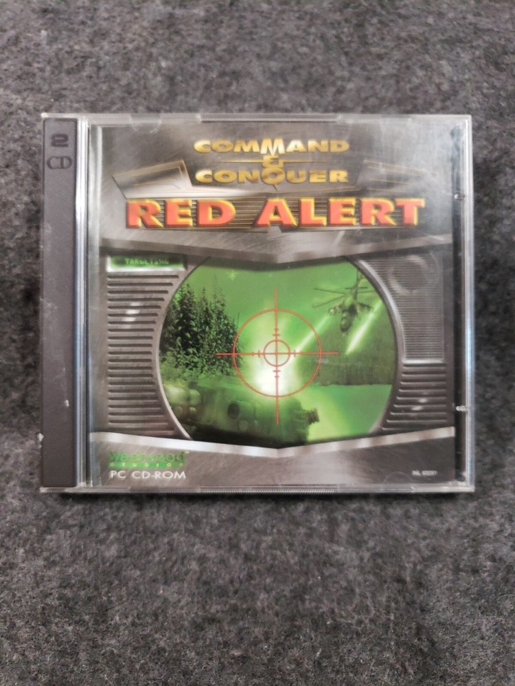 Command and Conquer Red Alert Soviet and Allied Discs Westwood Studios PC .(SB4)