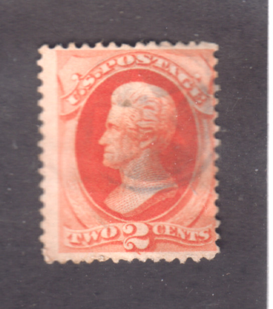 SCOTT # 178 JACKSON LIGHT HANDSTAMP CANCEL 1875 USED H1876