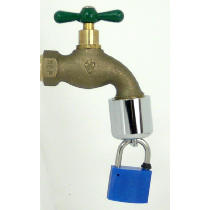 Conservco DSL-2 Hose Bibb Lock with Padlock 2 L in.