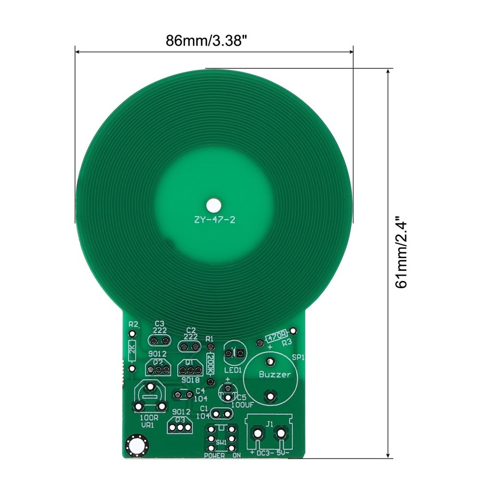 Soldering Practice Board, 4 Set Electronics Kit Prototype PCB Board DIY Weldi...