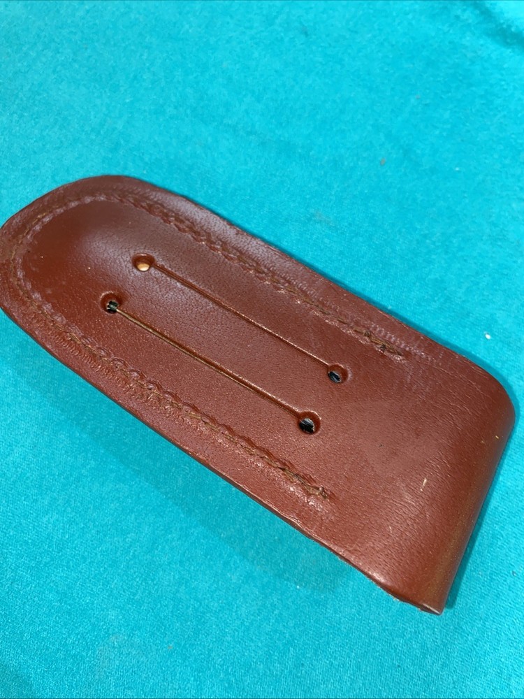Handmade Damascus Lock-Back Folding Knife With Sheath