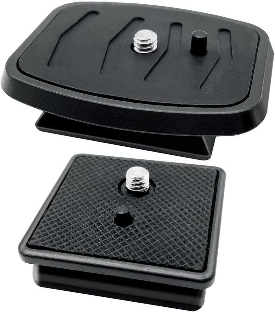 2 Pack 41mm and 43mm Tripod Quick Release Plate Camera 41mm+43mm, Black