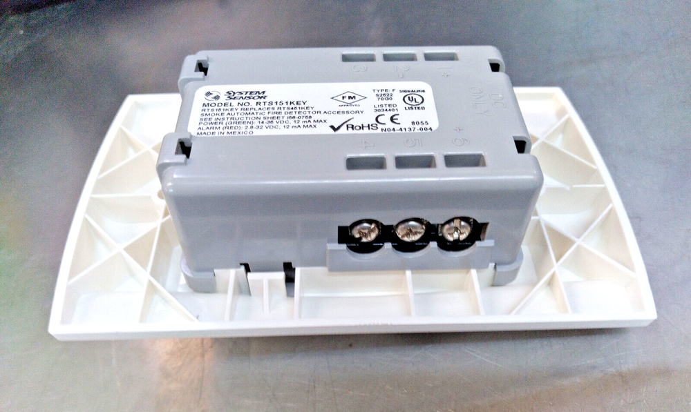 System Sensor RTS151KEY, Remote Duct Fire Alarm Test Station