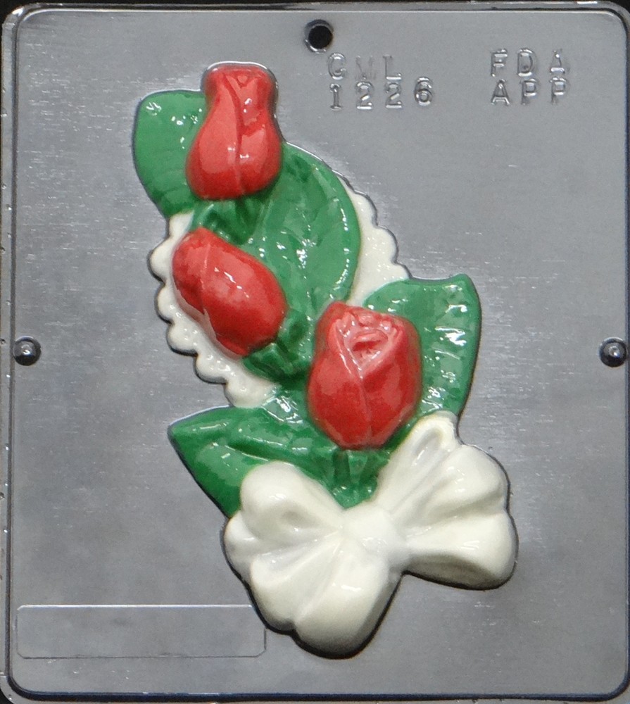Rose Corsage Chocolate Candy Mold 1226 NEW