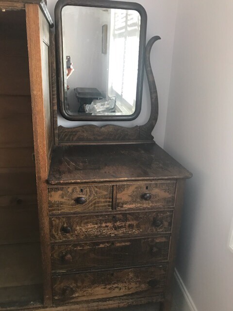 Antique armoire cabinet