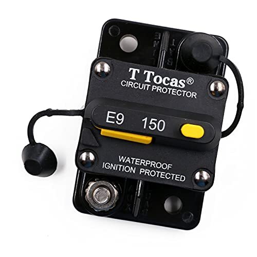 T Tocas 150 Amp Surface-Mount Circuit Breakers with Manual Reset Switch Button