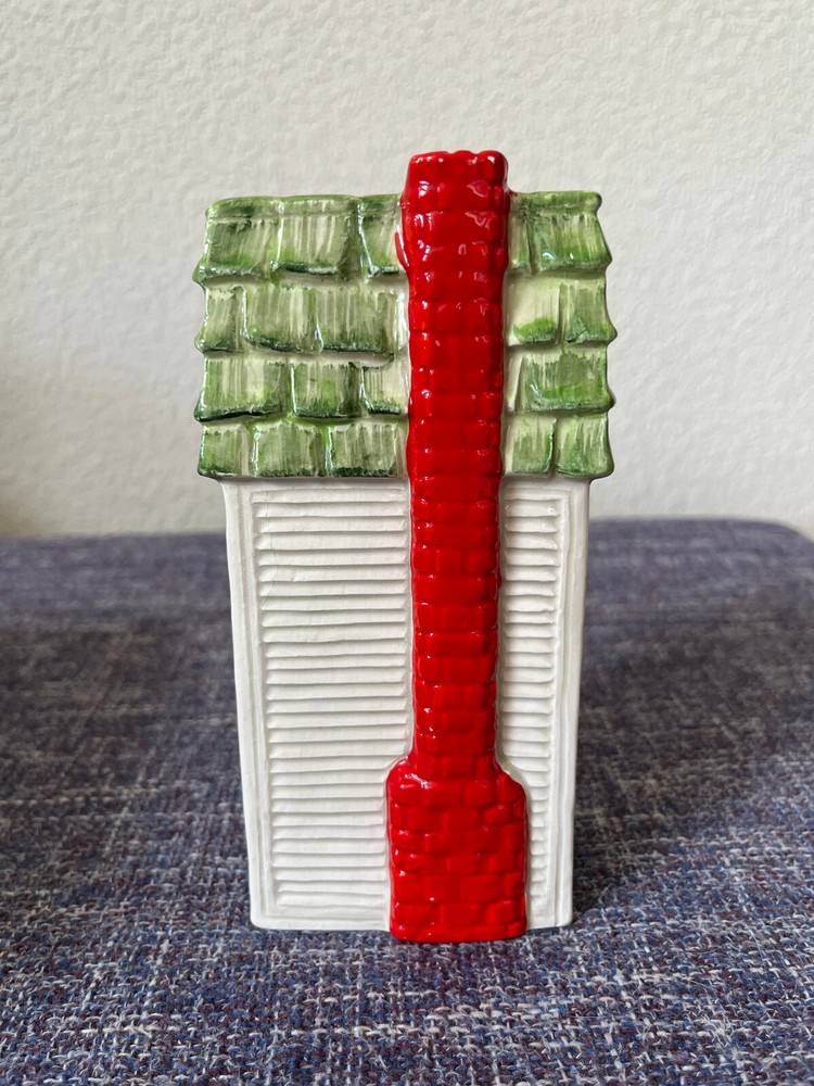 Fitz and Floyd Fireplace Long Matchstick Holder 1978 Ceramic NICE