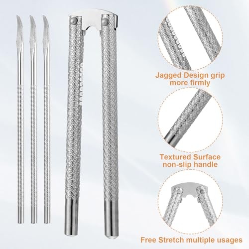 9 Pcs Nut Cracker Tool Crab Crackers and Tools with 3 Nutcrackers and 6 Picks