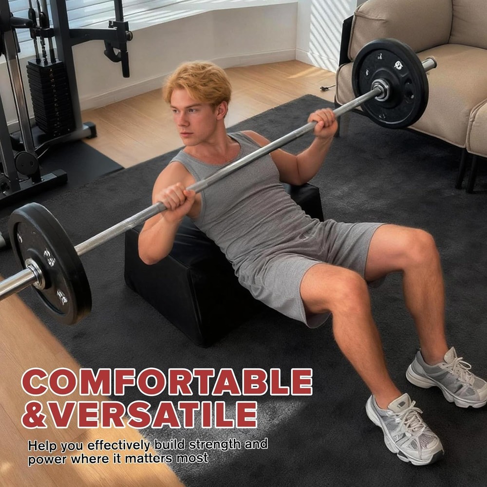 Hip Thrust Bench Multi-Functional Hip Thrust Box Home Gym Non-Slip New