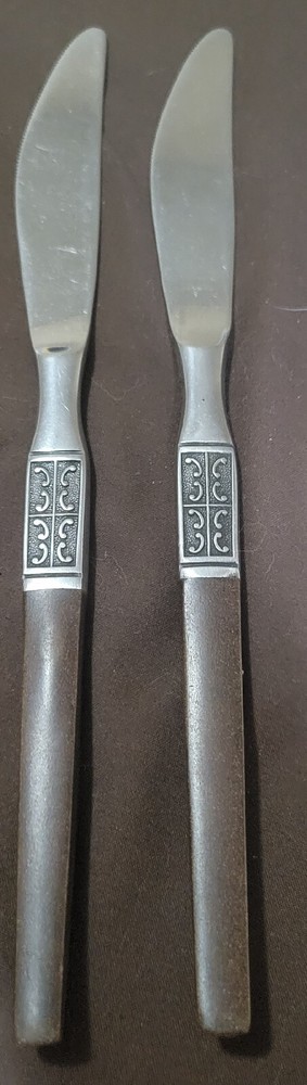 Ekco Eterna La Joya Stainless 2 Table Knifes & 3 Teaspoons