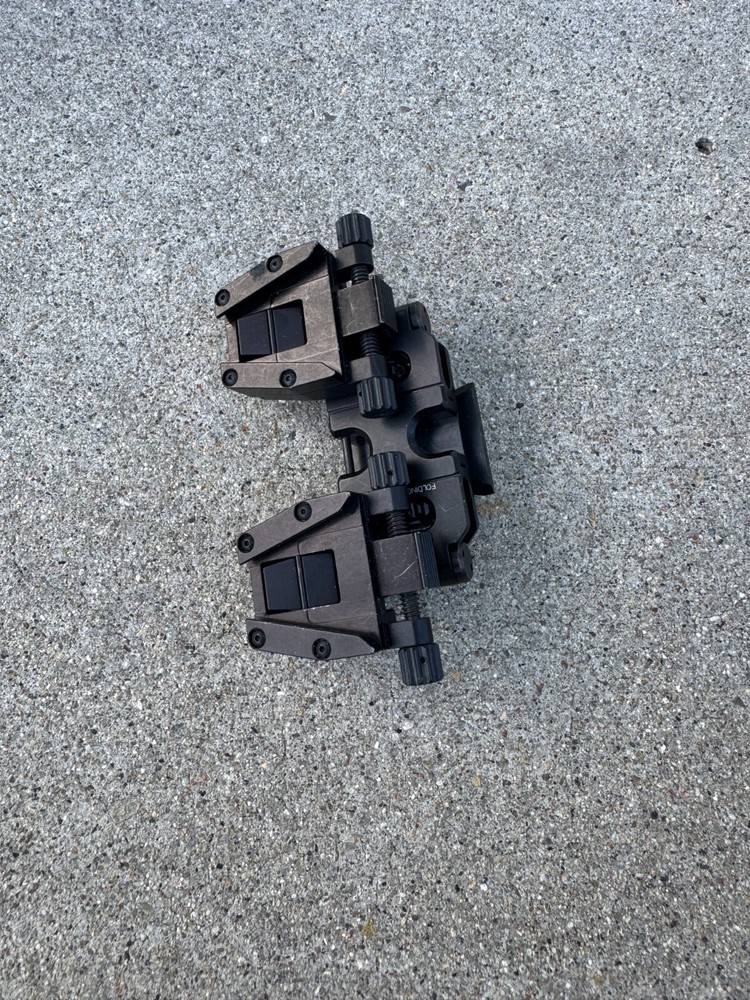 Wilcox Binocular Bridge Folding SkeetIR Arm Black Dual Mount