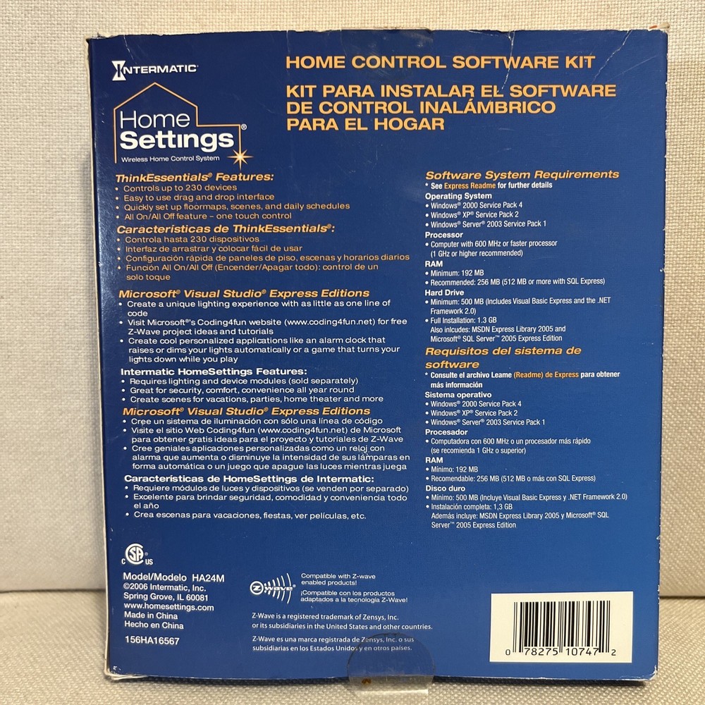 intermatic home control Software Kit (usb And Software)
