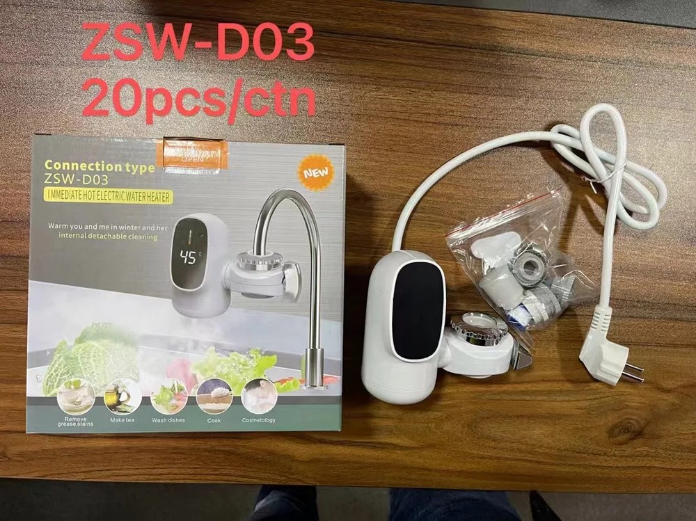 Instant Heating Faucet Water Tap Tankless Water Heater Electric Kitchen Faucet