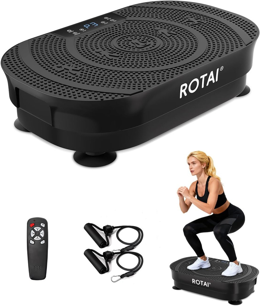 Vibration Plate Exercise Machine for Lymphatic Drainage，400 Lbs Capacity Shake P