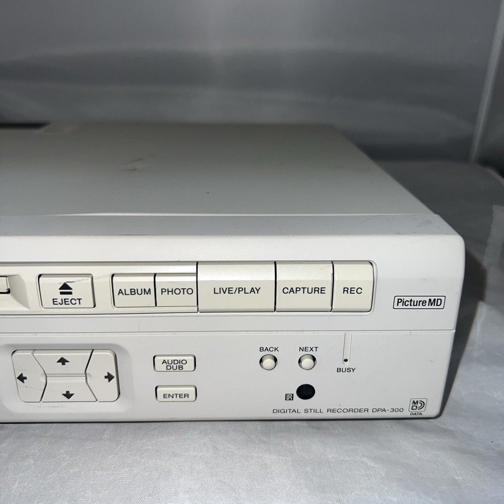MD data - Sony DPA-300 Still Image Recorder - RARE - Vintage Untested