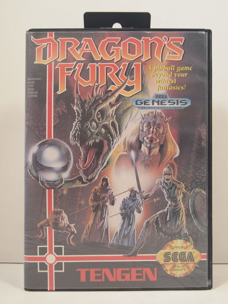 Dragon's Fury Case (SEGA Genesis) Authentic BOX ONLY