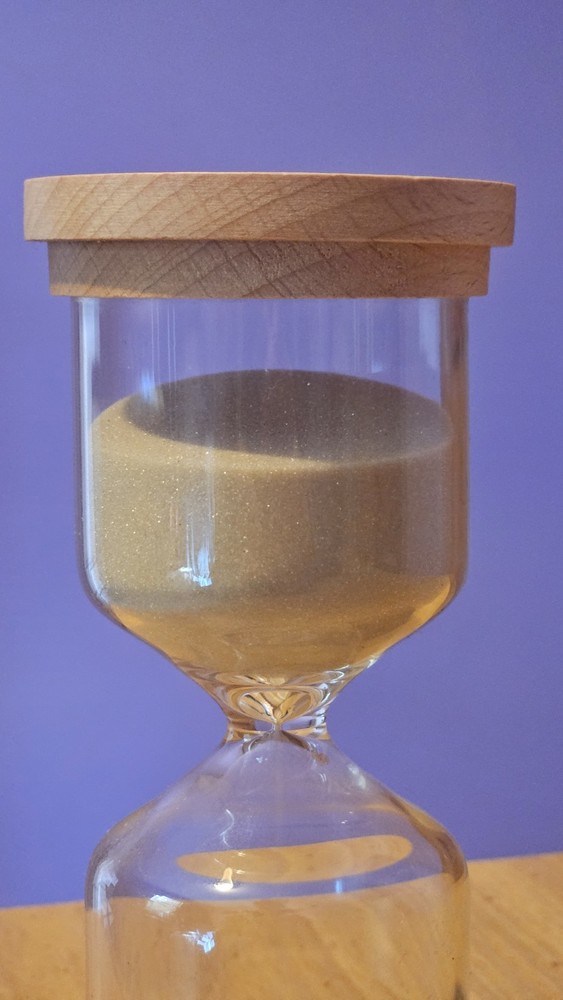 1 Hour Wooden Sand Timer