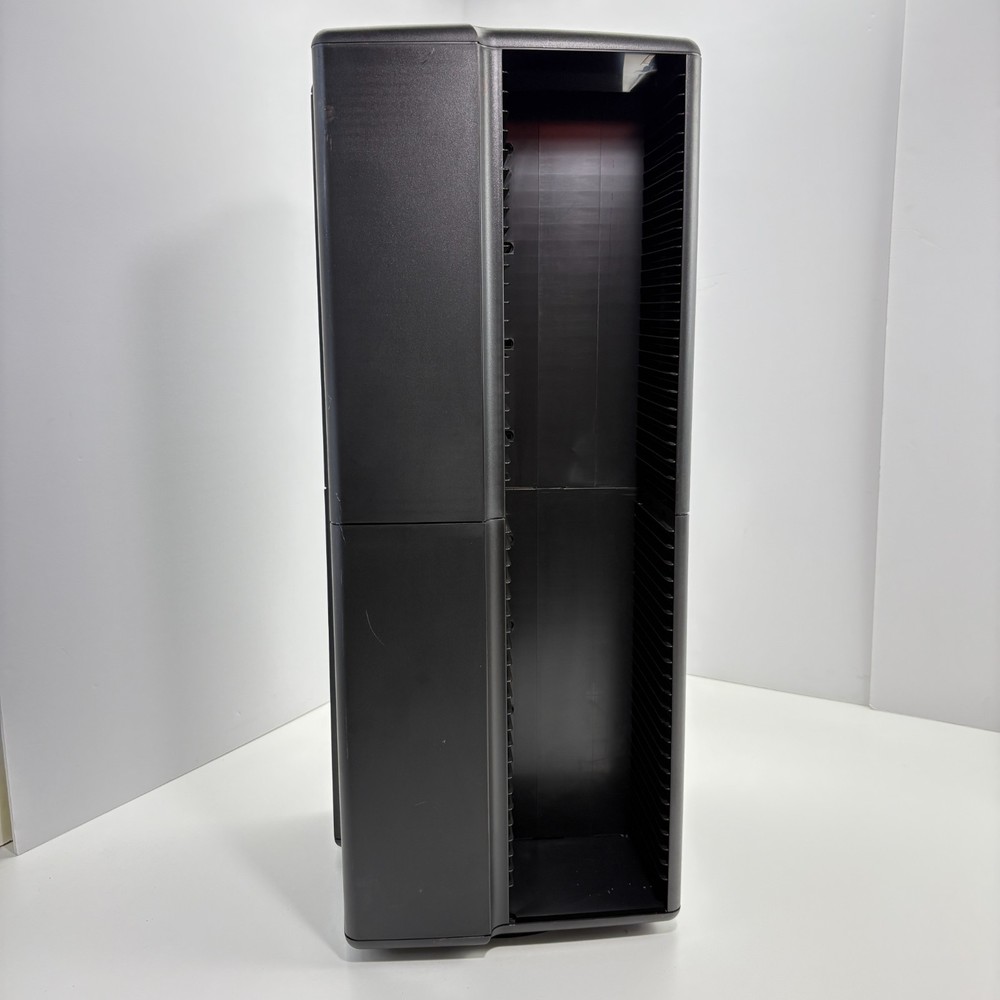 Laserline 200 CD Spinner Rack Tower 27" Tall Rotating Disc Spinning Carousel