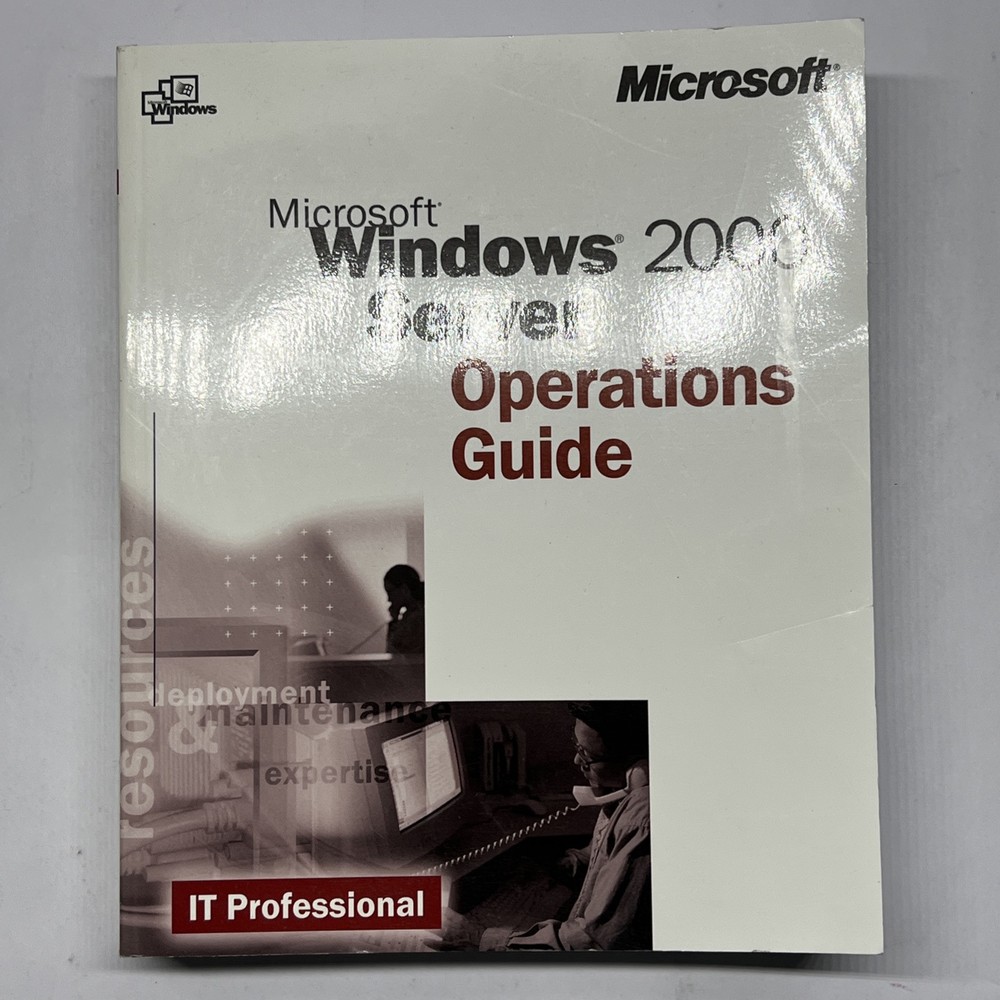 Microsoft Windows 2000 Server Operations Guide IT Professional PAPERBACK VG
