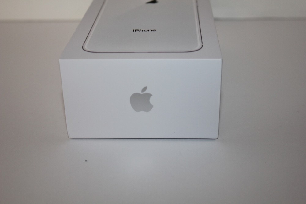 Apple iPhone 8 Silver 64gb WHITE EMPTY BOX ONLY Replacement Storage Box