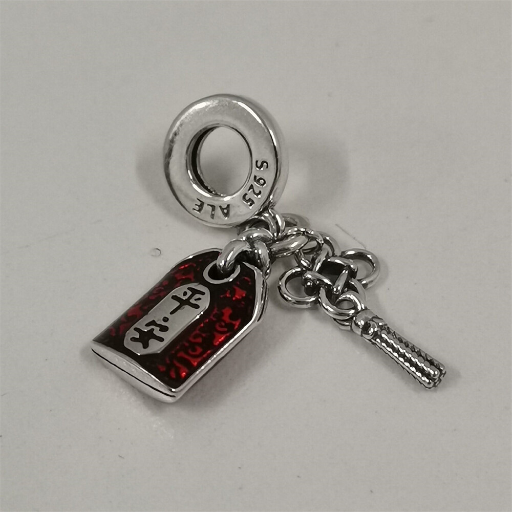 pandora Lucky Amulet Double Dangle Charm