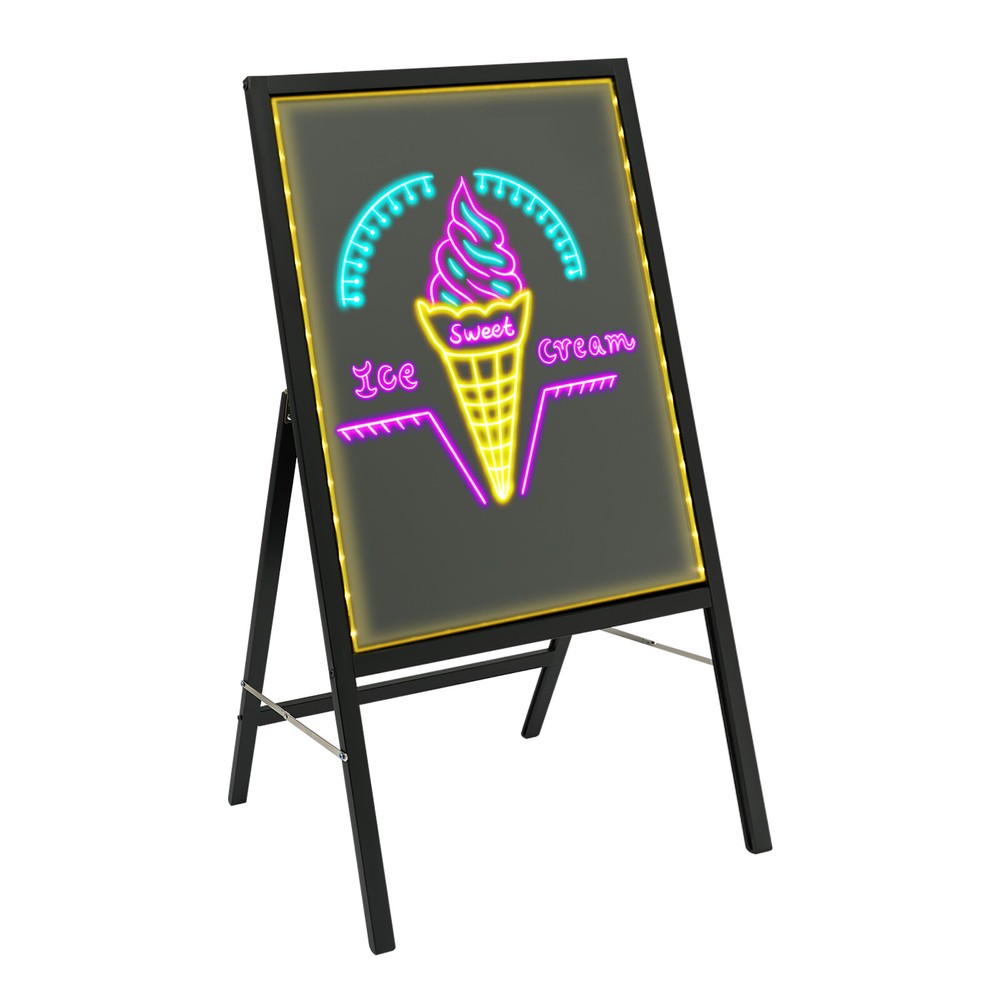 LED Message Writing Board Standing Menu Sign Board LED Message Board 50*70cm