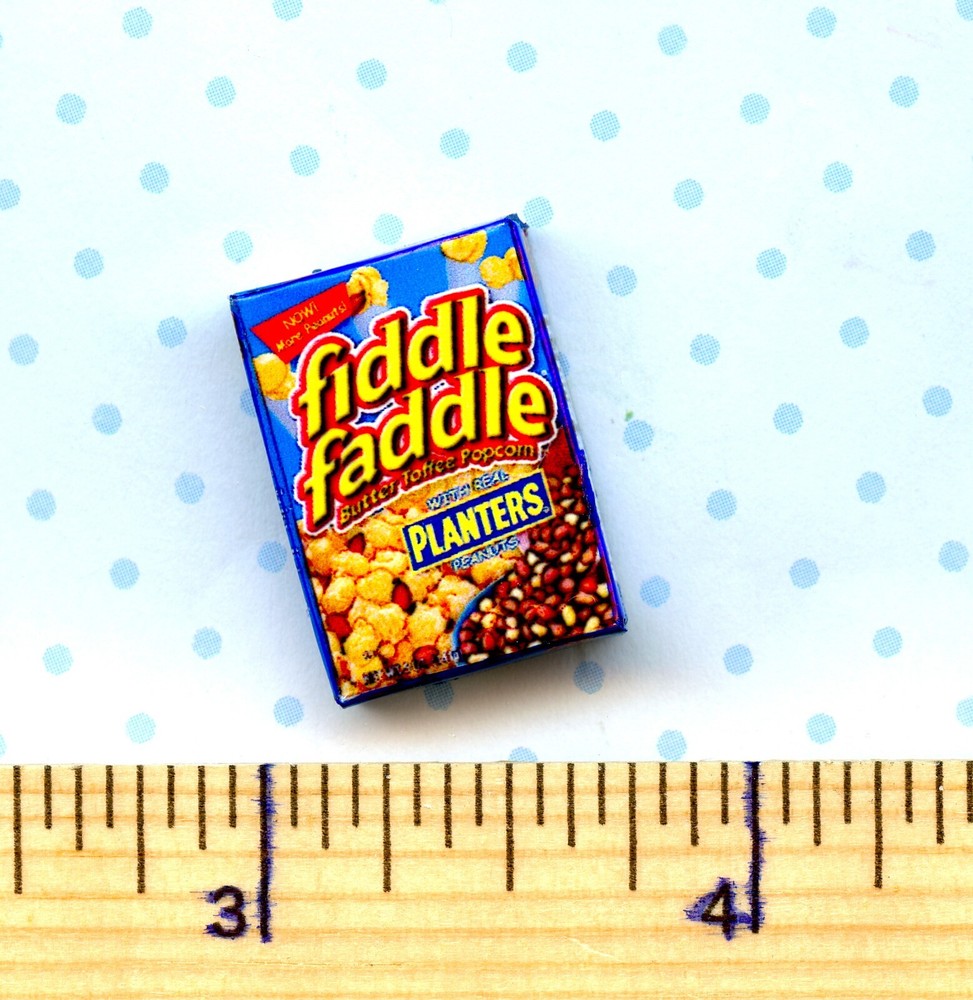 DOLLHOUSE MINIATURE Size Fun Popcorn *& Peanuts Box