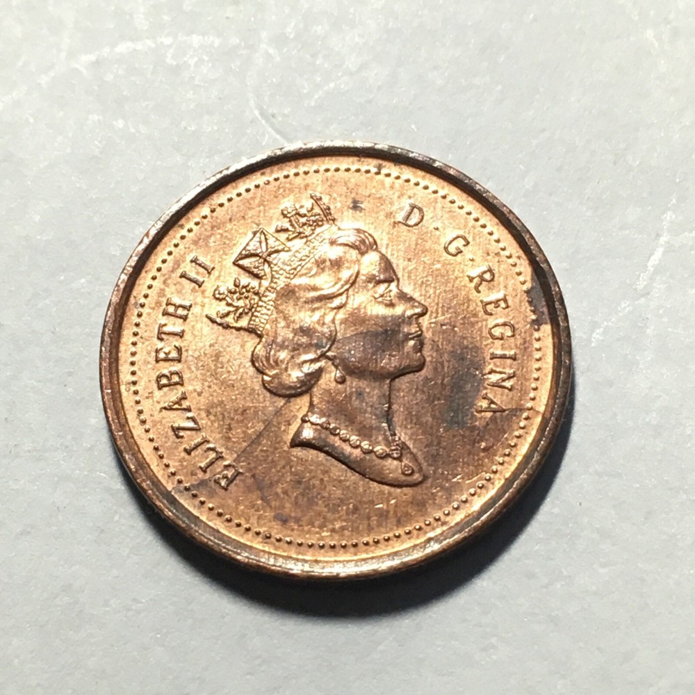 1999 CANADA ONE CENT COIN .