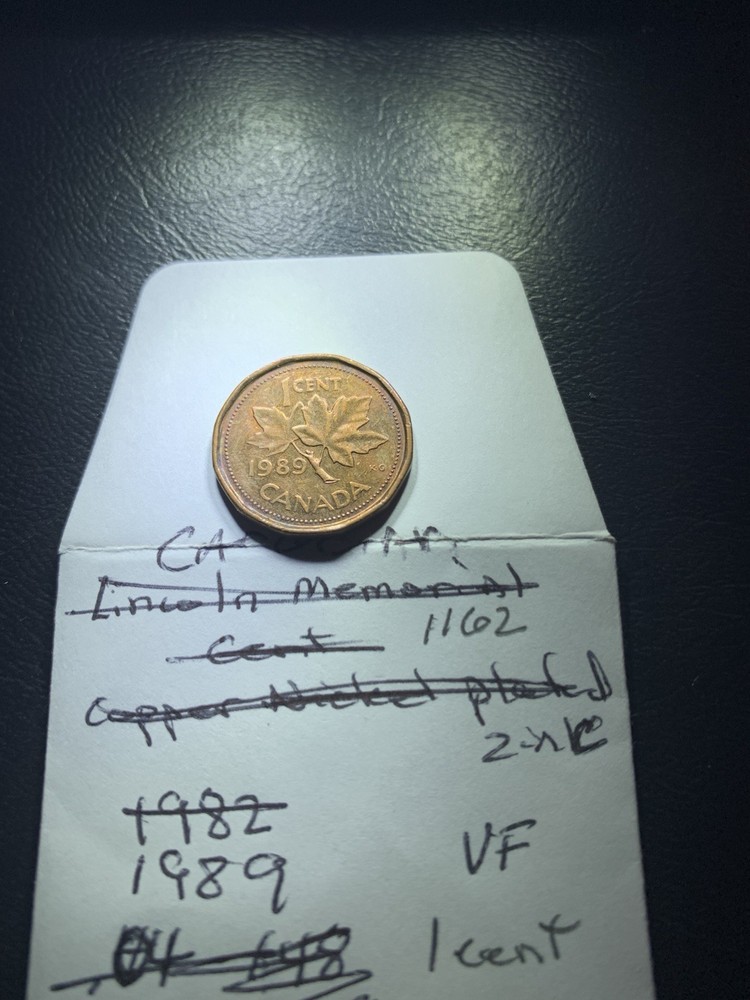 1989 Canada 1 One Cent *(#1162)