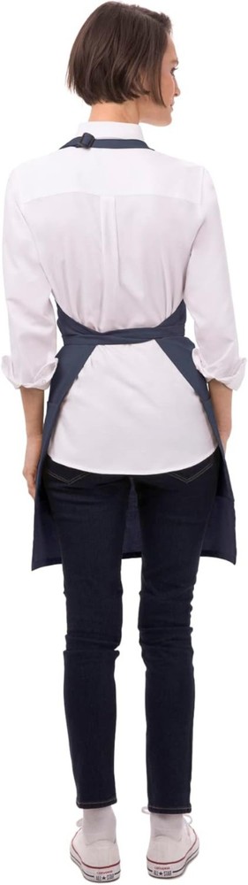Unisex Two Patch Pocket Bib Apron