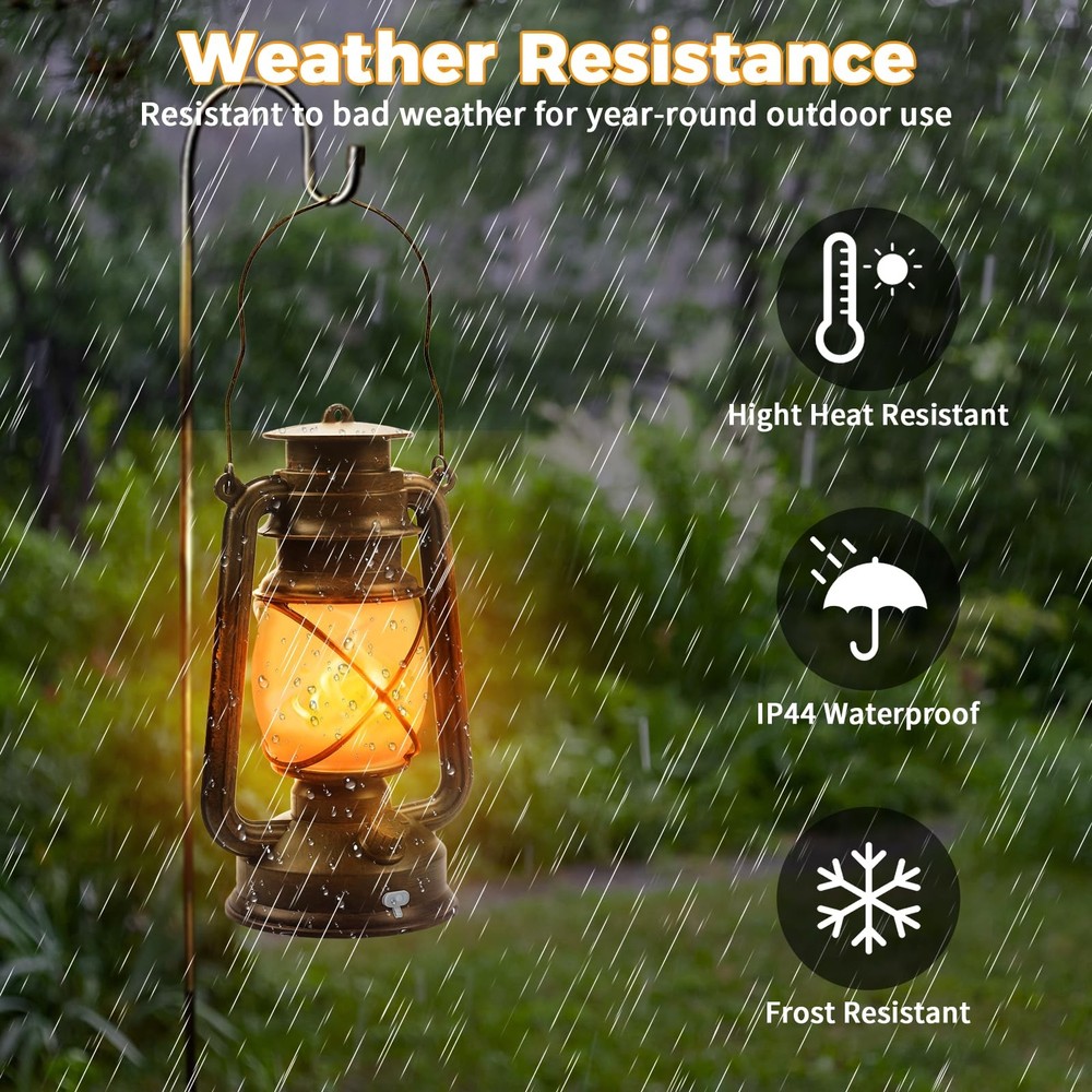 Wondrastical 2 Pack Bronze Vintage 4 Modes Light LED