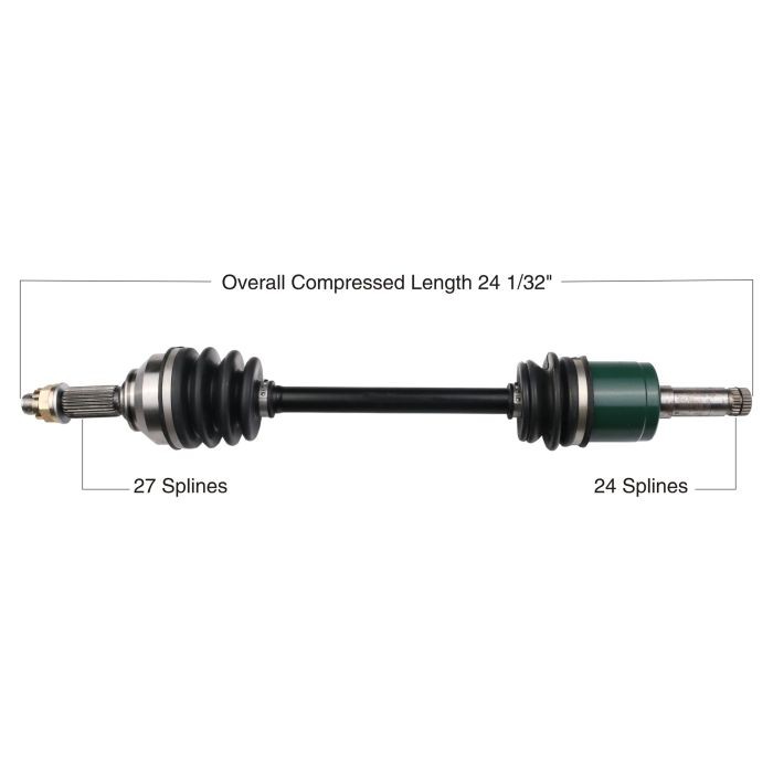 Tytaneum Front Right CV Axle 813-0094