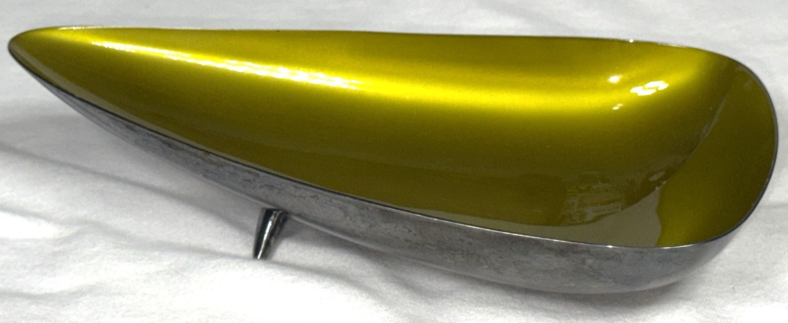 VTG Reed & Barton Teardrop 94 MCM Silver-Plated 7" Trinket Candy Bowl Dish Tray