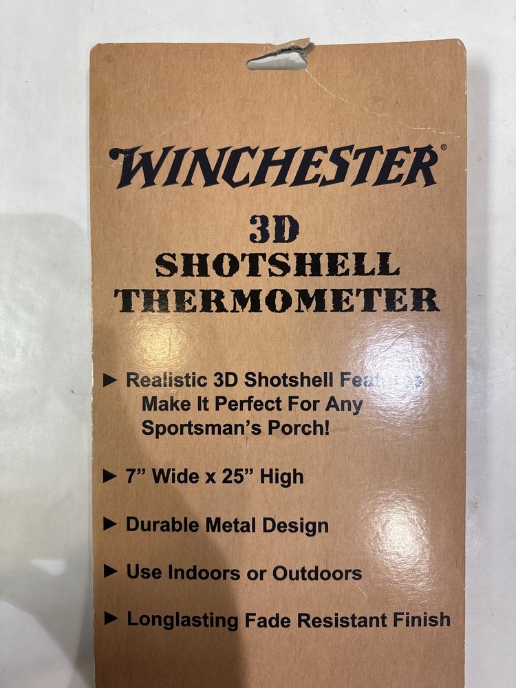 WINCHESTER 3D SHOTSHELL THERMOMETER