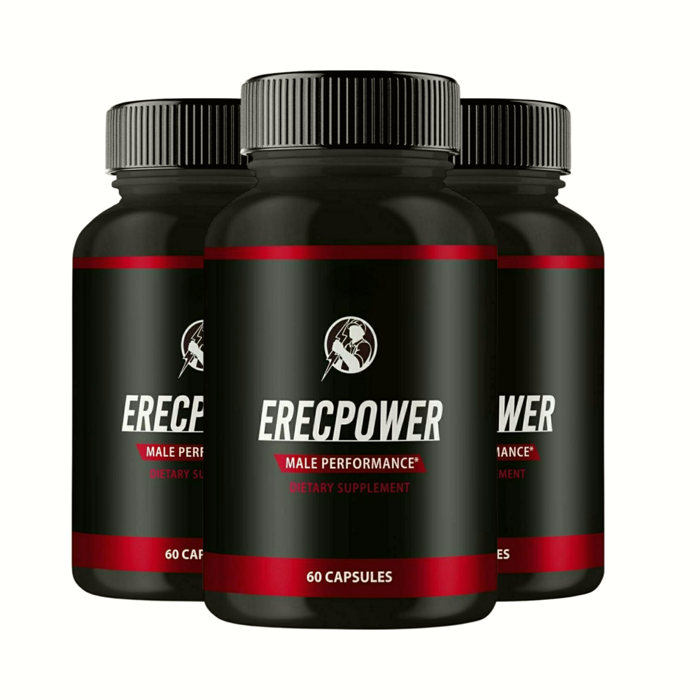 3-Pack ErecPower For Men Extra Strength Mens Supplement Erec Power- 180 Capsules