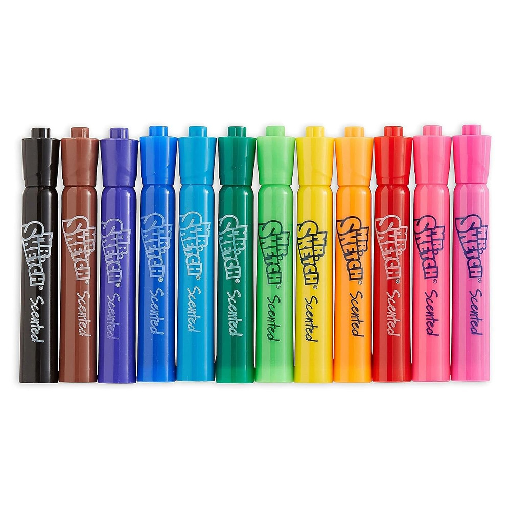 Mr. Sketch Scented Twistable Gel Crayons Assorted Colors 12 Crayons Soft Pack